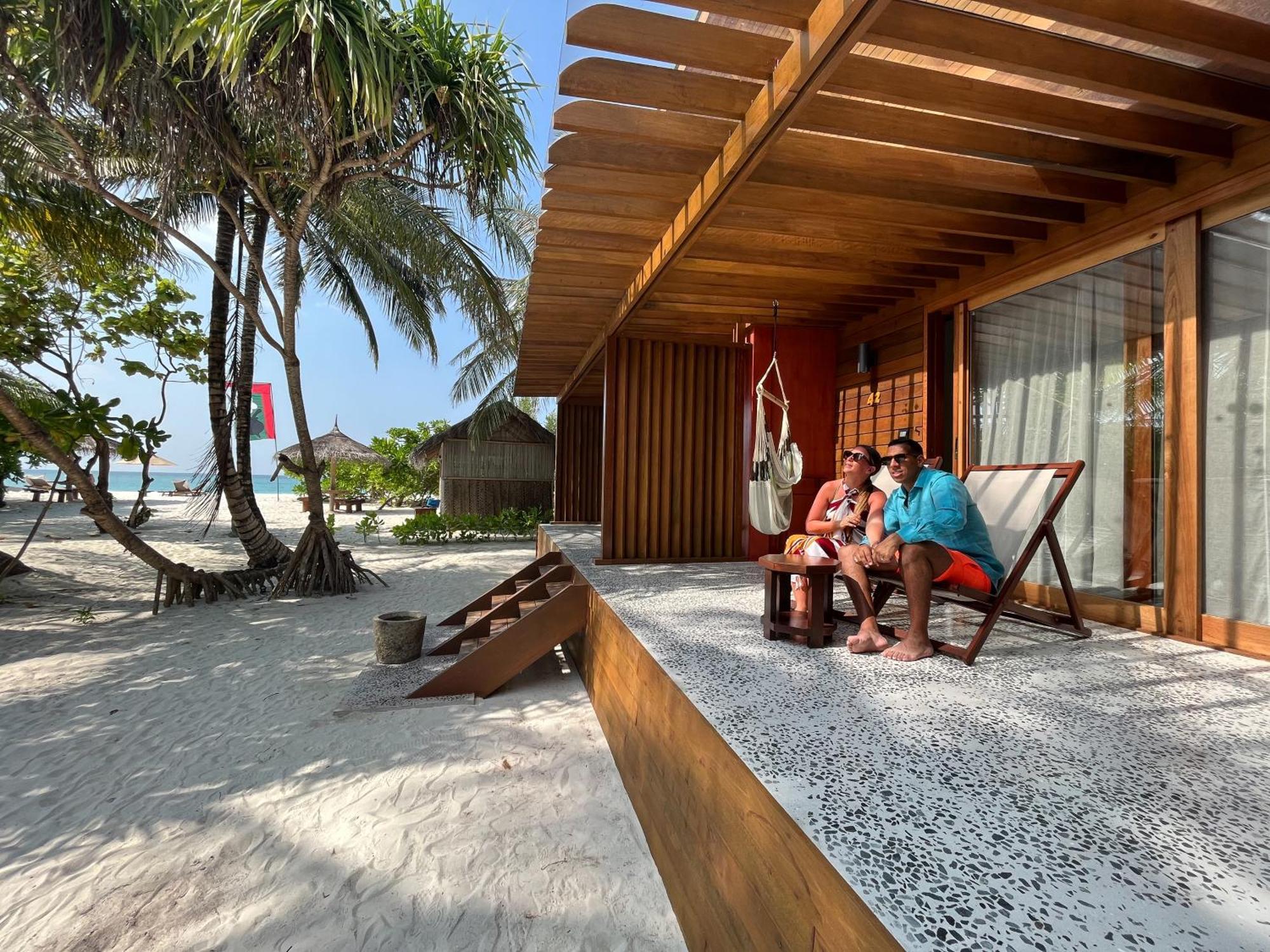 The Barefoot Eco Hotel Hanimaadhoo Island Bagian luar foto